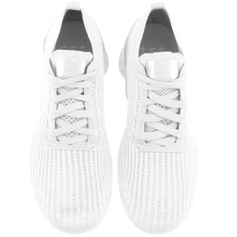 Alternative Image for ProductNike Air VaporMax Flyknit 3 Trainers White3